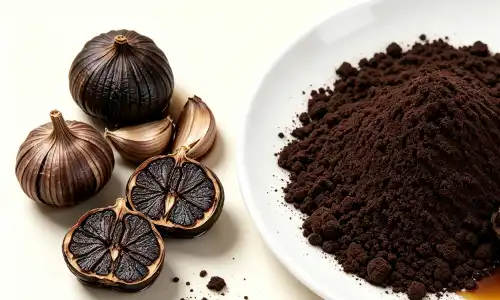 What are the health benefits of black garlic extract?